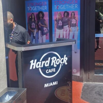 Outdoor Perforated Vinyl Print Big Miami