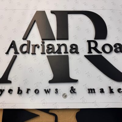 Adriana Roa Logo Indoor Sign printing services Miami