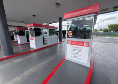 Branding & schedule sign adhesive vinyl printing Print Big Miami