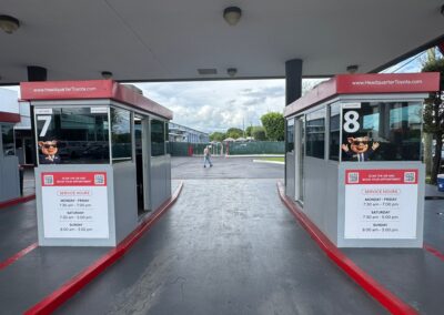 Branding & schedule sign adhesive vinyl printing Print Big Miami