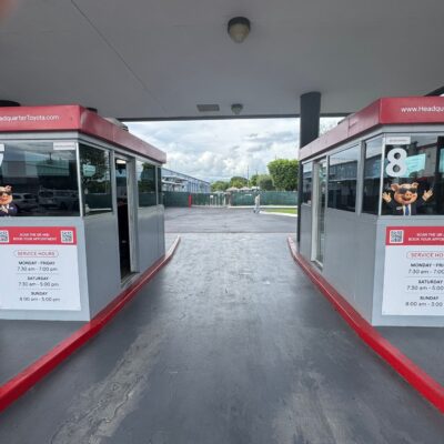 Branding & schedule sign adhesive vinyl printing Print Big Miami