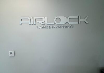 Corporate Indoor Sign Airlock Print Big Miami