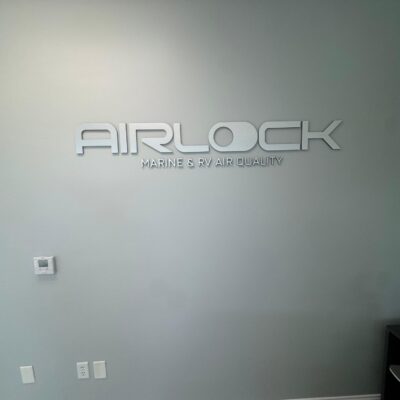 Corporate Indoor Sign Airlock Print Big Miami