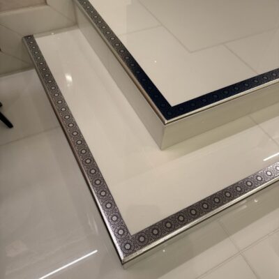 Printed design on adhesive vinyl floor graphic Print Big Miami