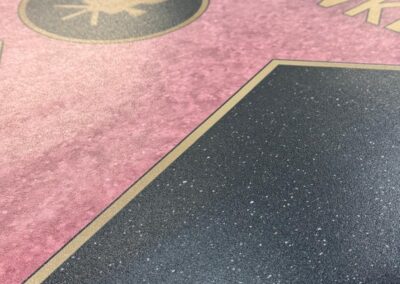 Vynil print with floor graphic lamination